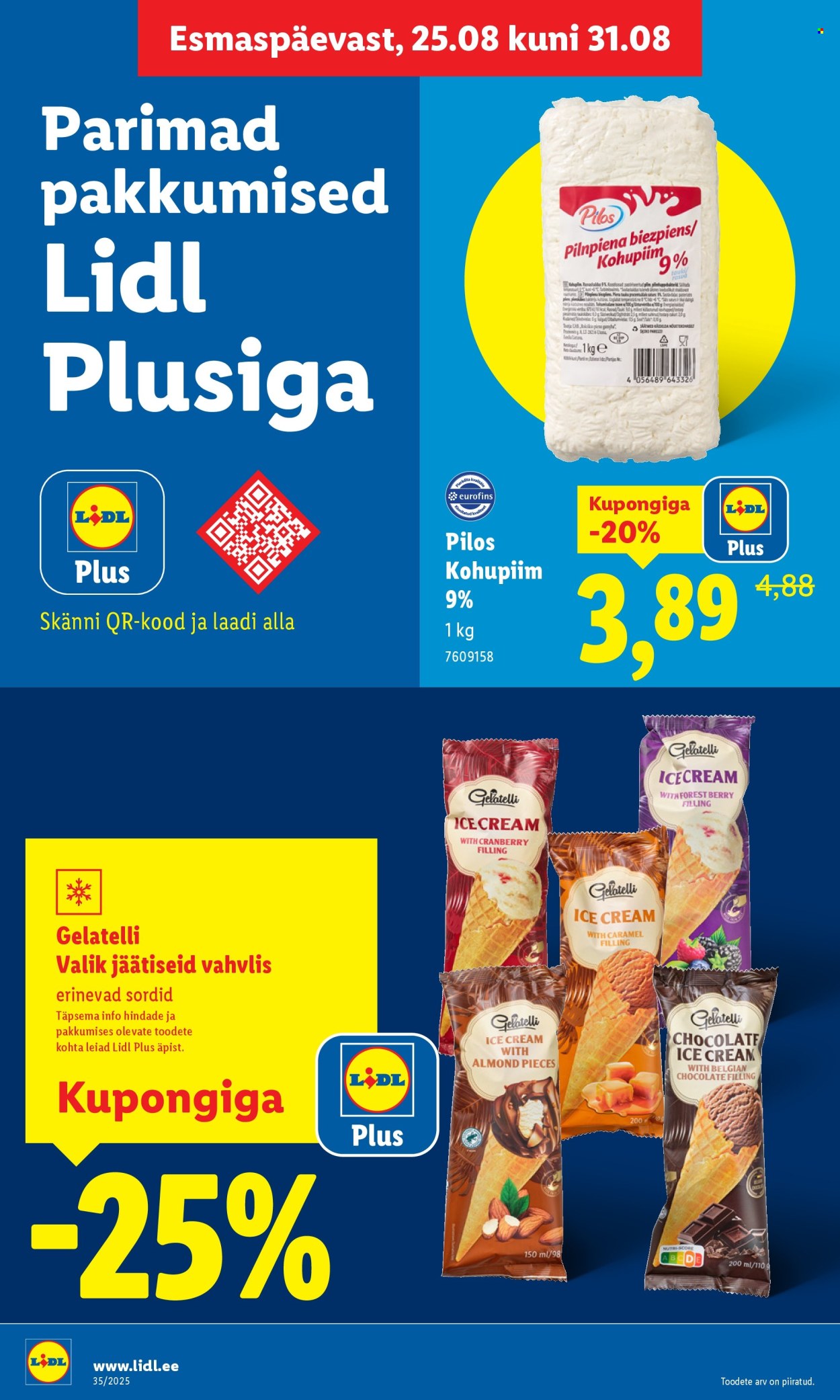 Lidl kliendileht - Kliendileht (25.08 - 31.08.2025)