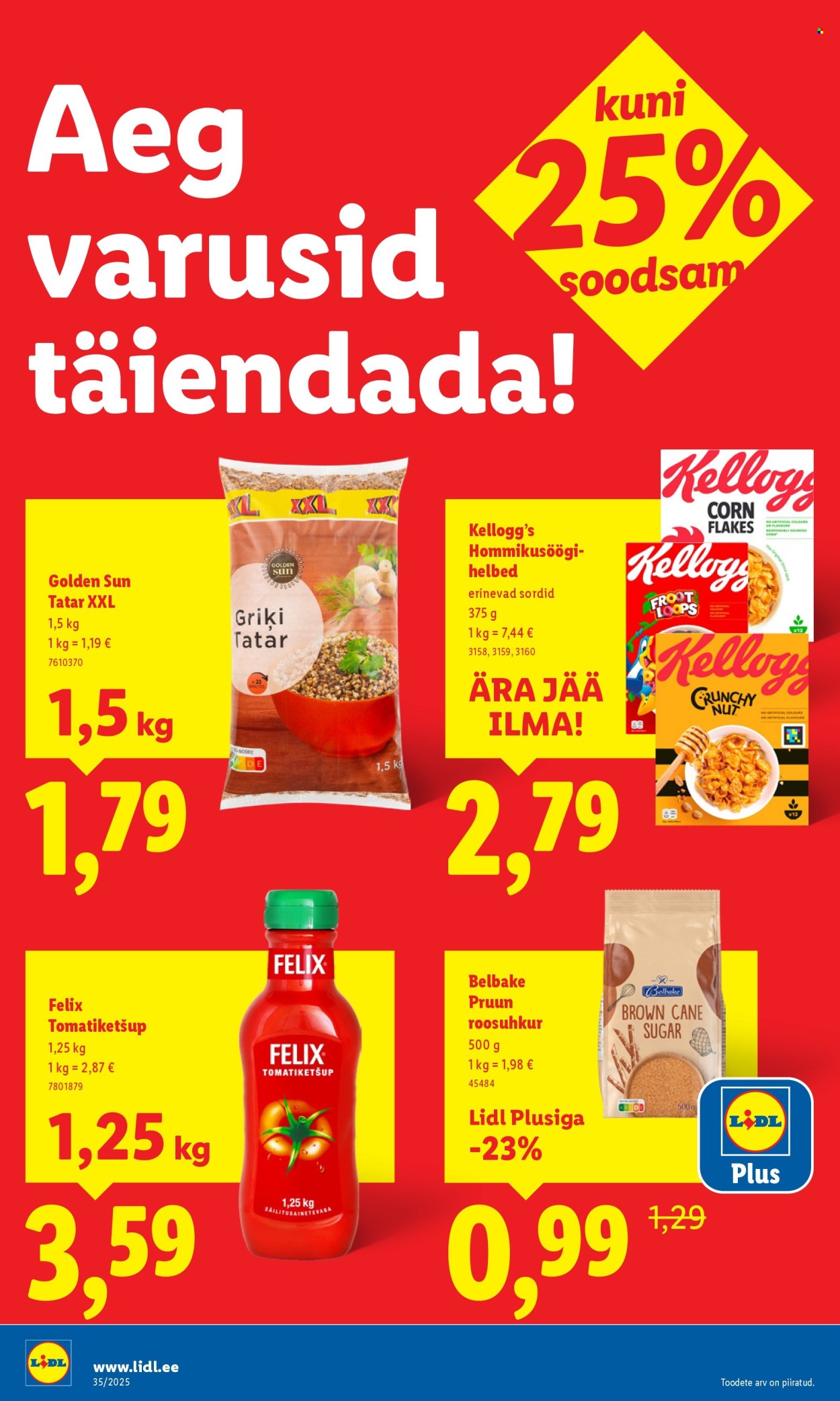 Lidl kliendileht - Kliendileht (25.08 - 31.08.2025)