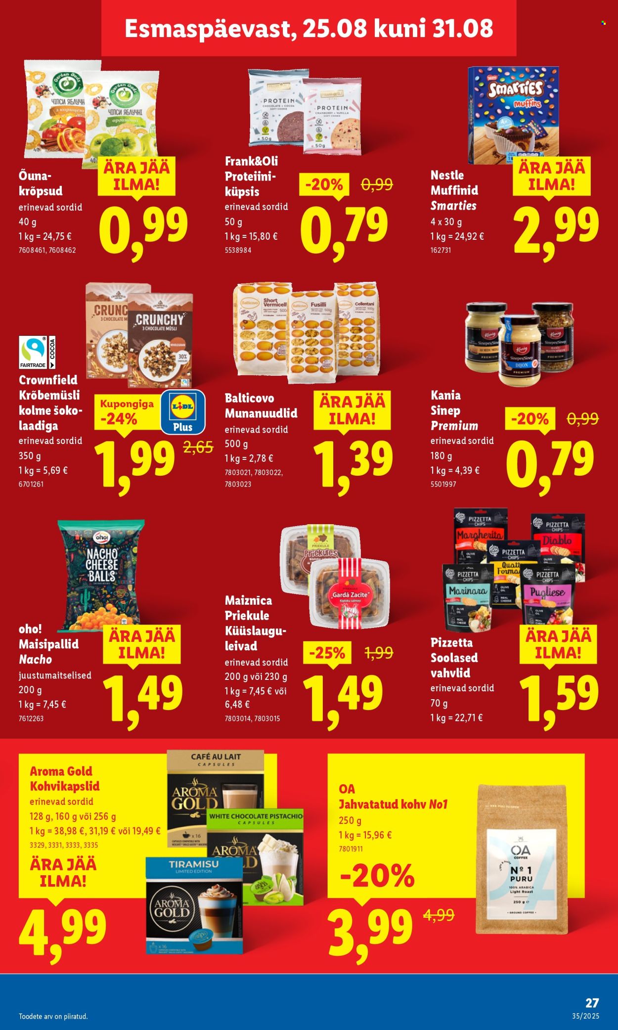 Lidl kliendileht - Kliendileht (25.08 - 31.08.2025)