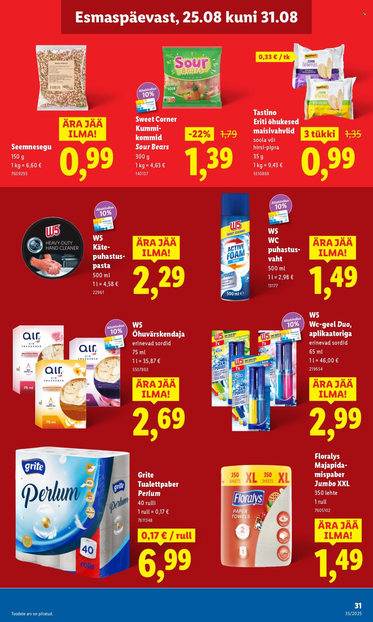 Lidl kliendileht - Kliendileht (25.08 - 31.08.2025)