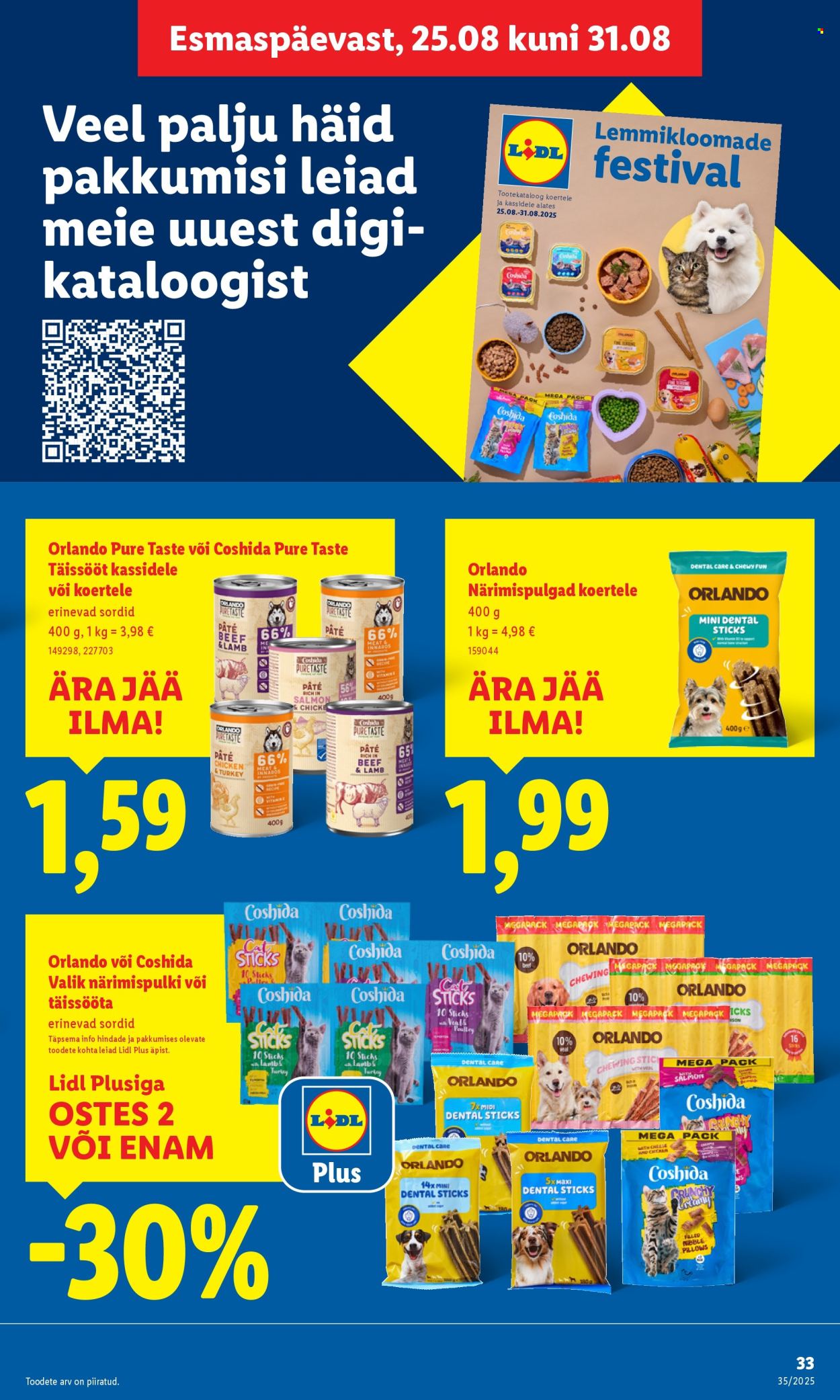 Lidl kliendileht - Kliendileht (25.08 - 31.08.2025)