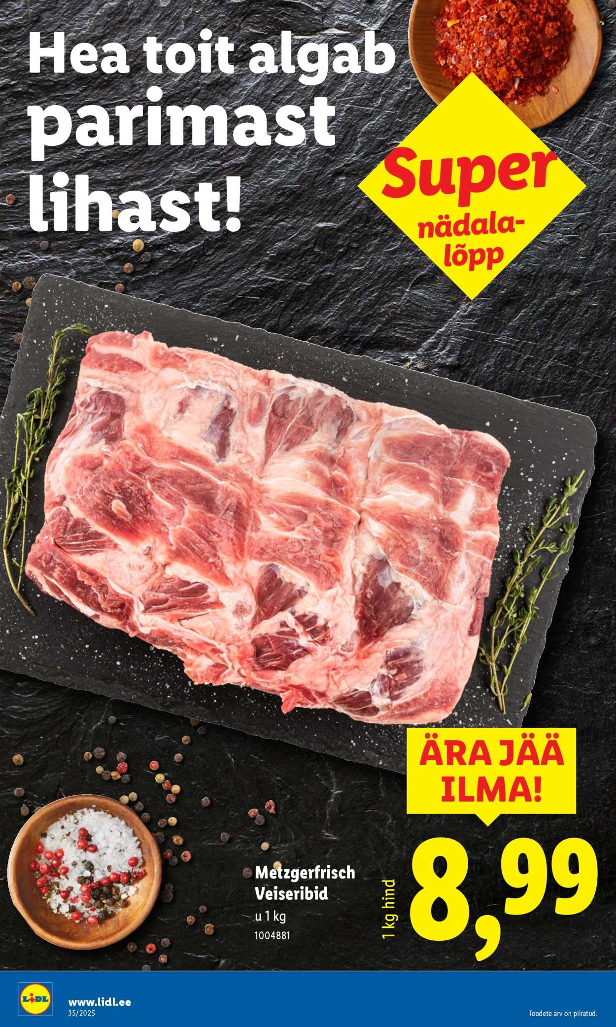 Lidl kliendileht - Kliendileht (25.08 - 31.08.2025)
