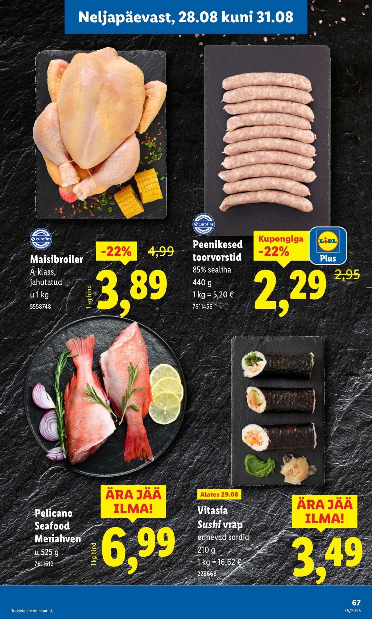 Lidl kliendileht - Kliendileht (25.08 - 31.08.2025)
