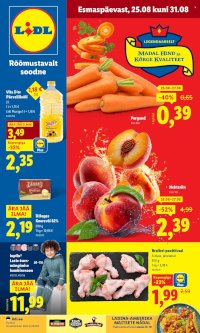 Lidl kliendileht - Kliendileht (25.08 - 31.08.2025)