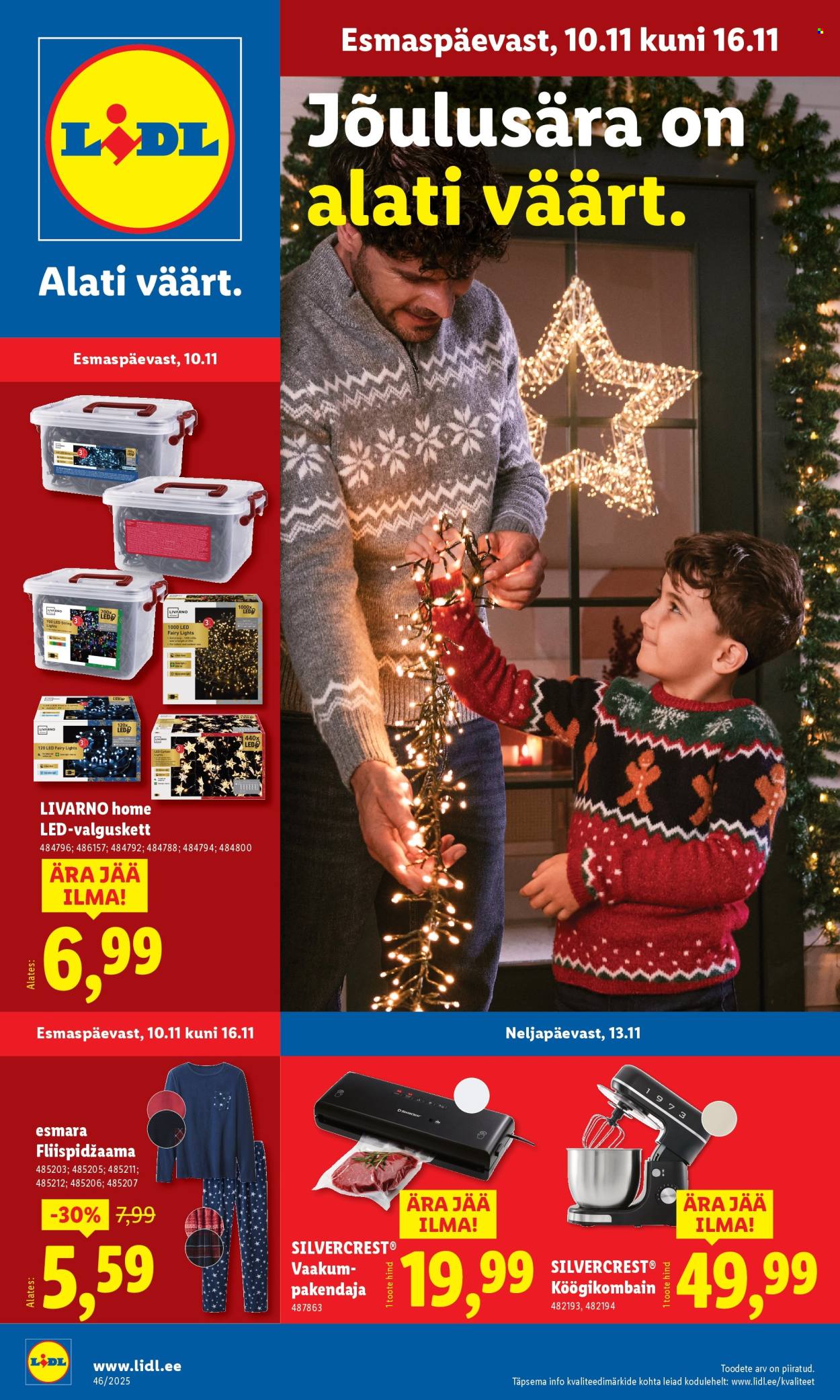 Lidl kliendileht - Tööstuskaupade pakkumised (10.11 - 16.11.2025)