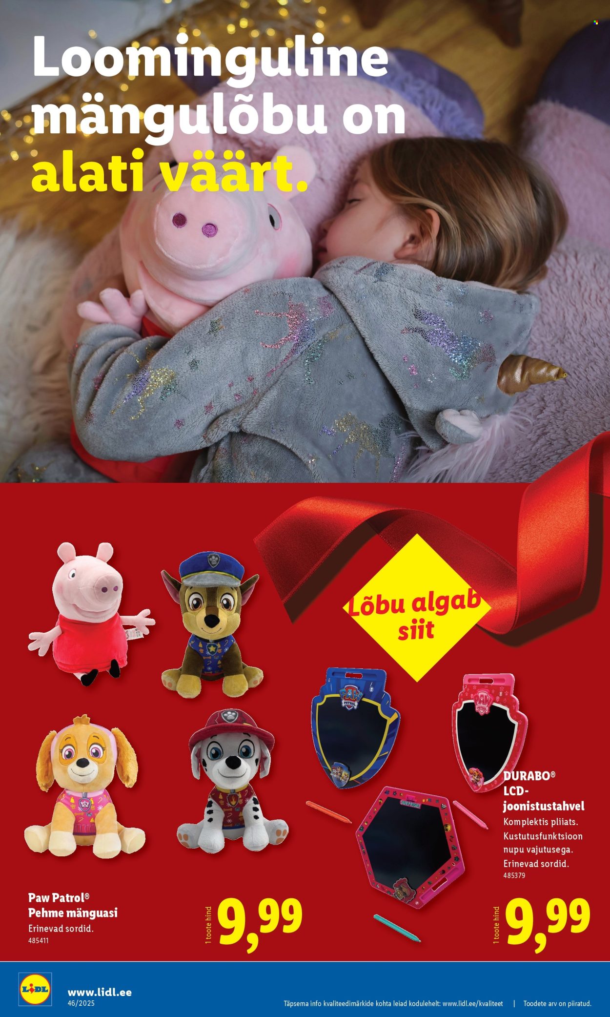 Lidl kliendileht - Tööstuskaupade pakkumised (10.11 - 16.11.2025)