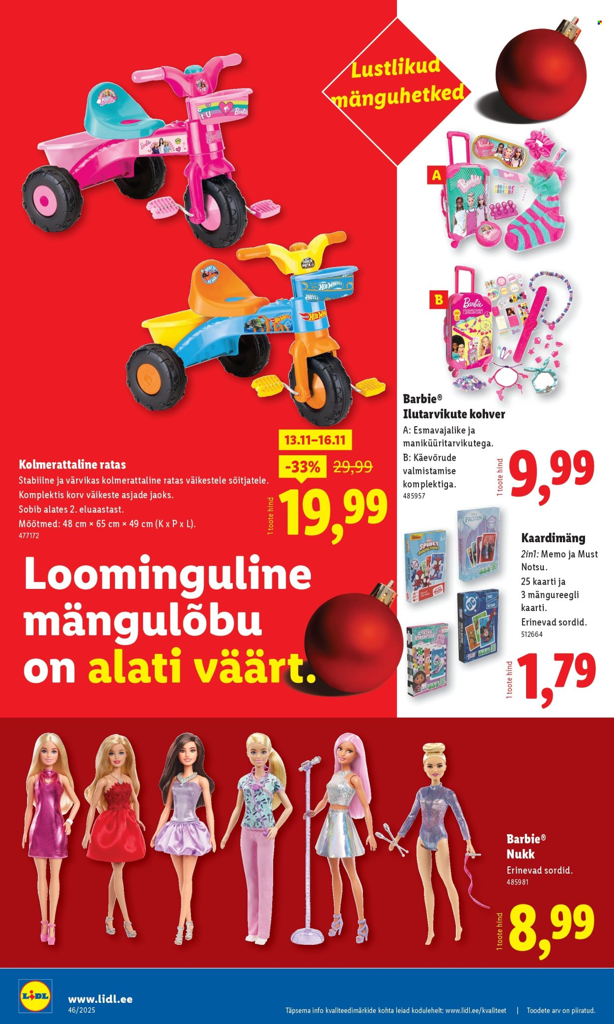Lidl kliendileht - Tööstuskaupade pakkumised (10.11 - 16.11.2025)