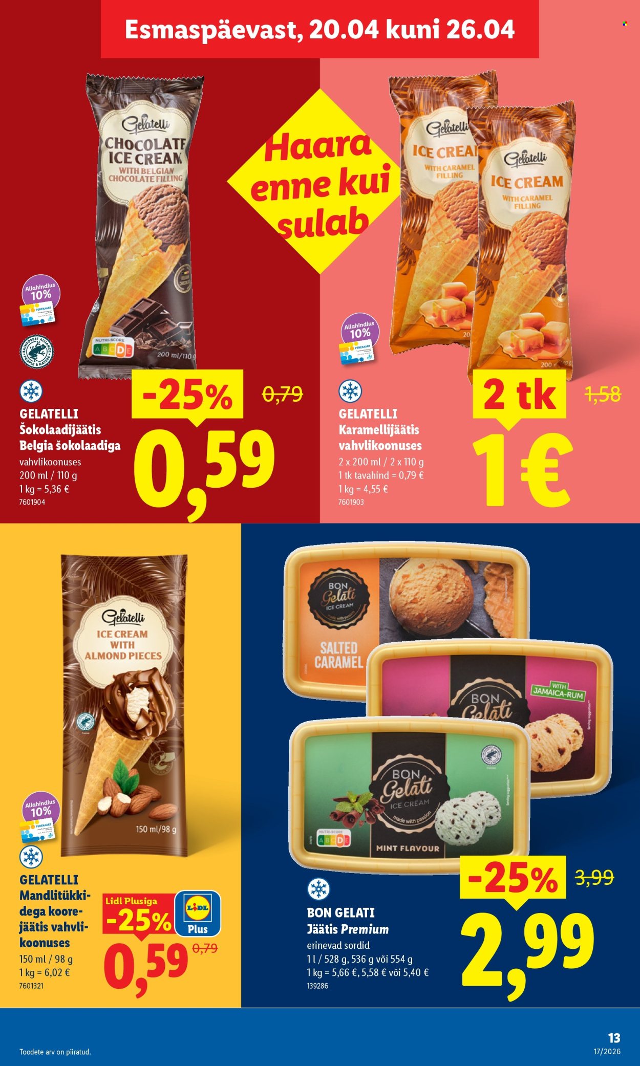 Lidl kliendileht - Kliendileht (20.04 - 26.04.2026)