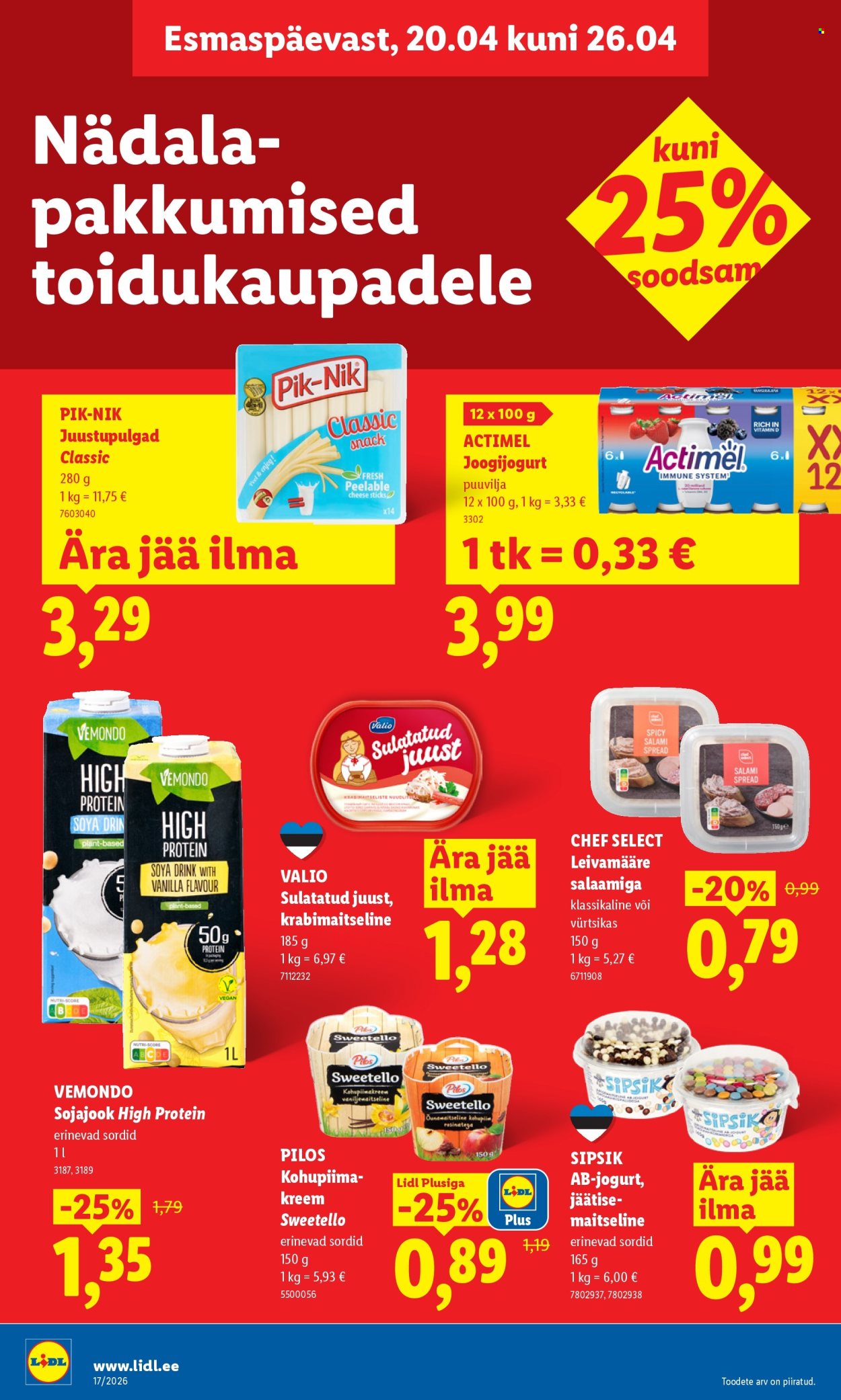 Lidl kliendileht - Kliendileht (20.04 - 26.04.2026)