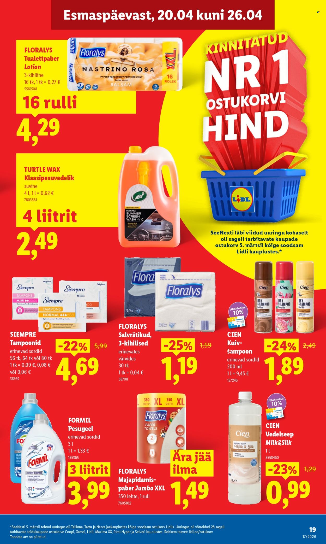 Lidl kliendileht - Kliendileht (20.04 - 26.04.2026)