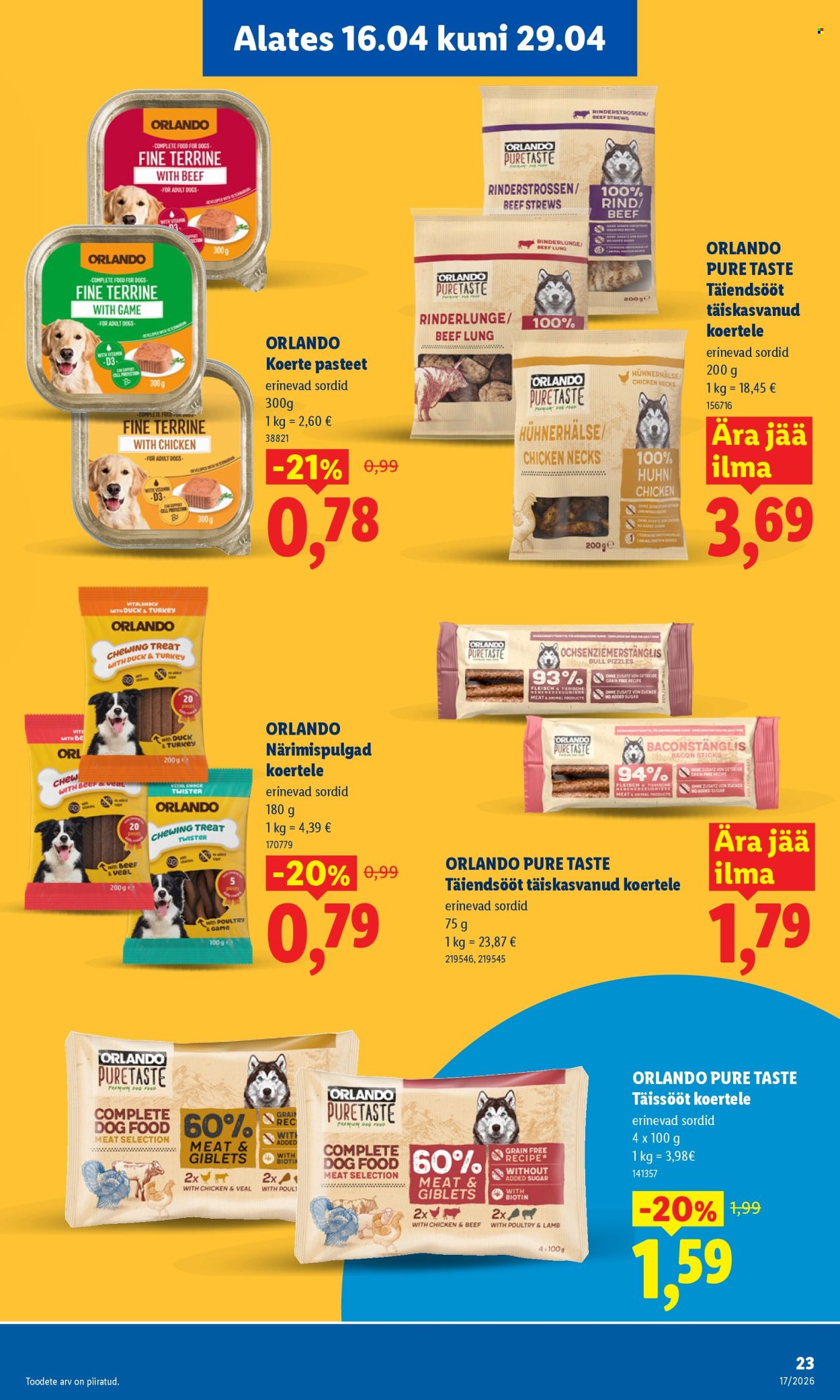 Lidl kliendileht - Kliendileht (20.04 - 26.04.2026)