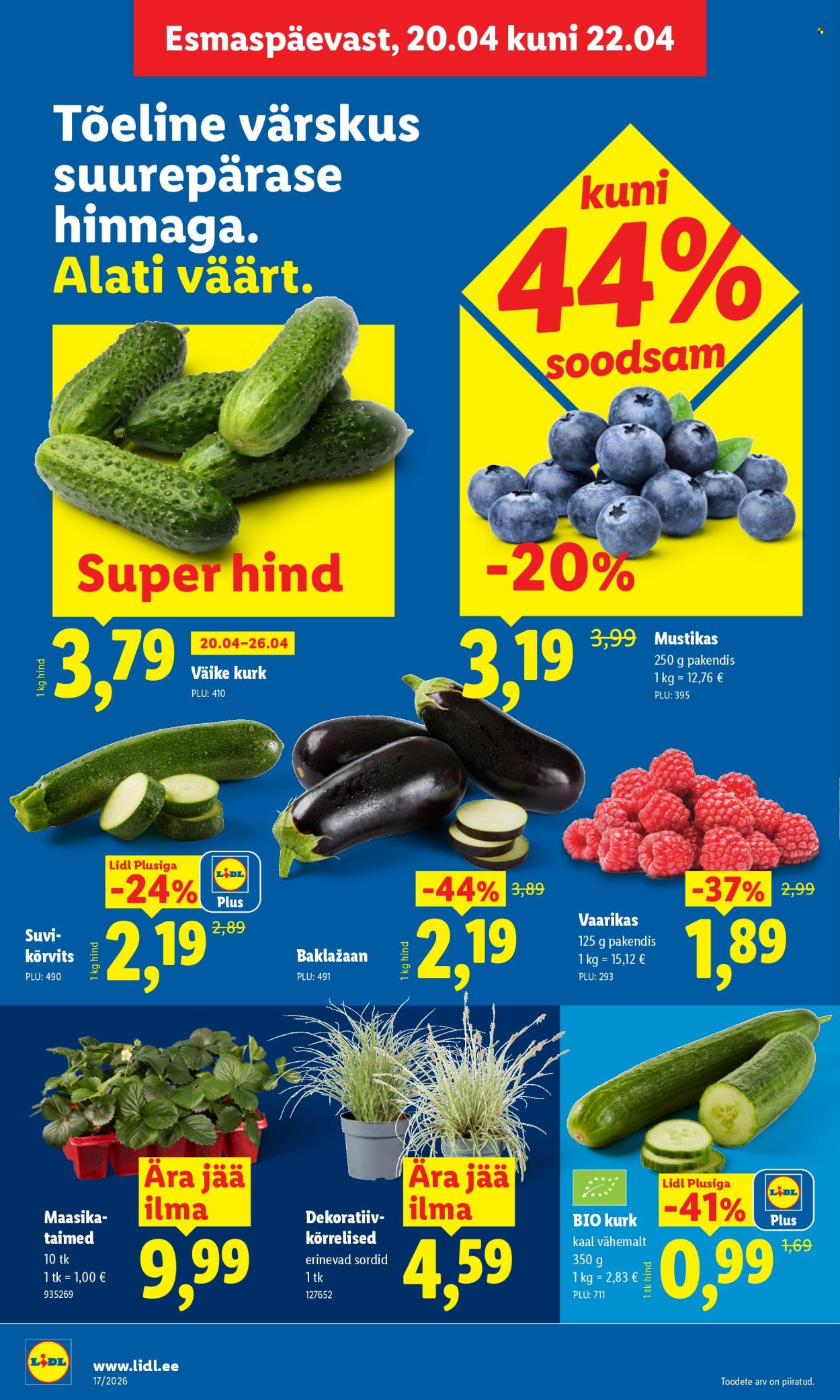 Lidl kliendileht - Kliendileht (20.04 - 26.04.2026)