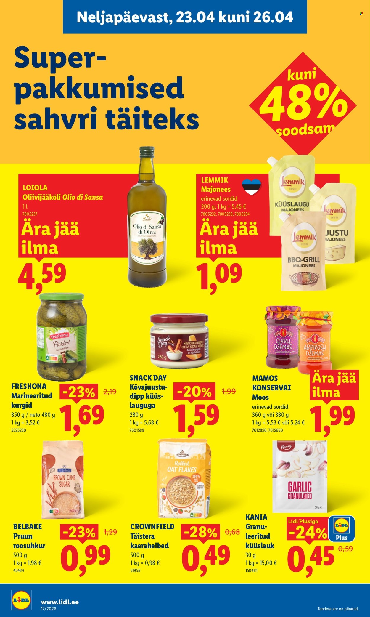 Lidl kliendileht - Kliendileht (20.04 - 26.04.2026)