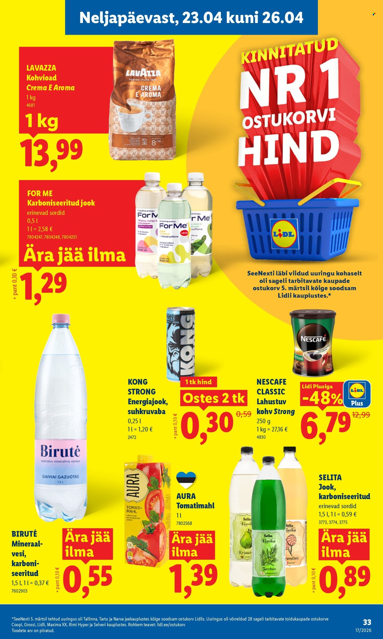 Lidl kliendileht - Kliendileht (20.04 - 26.04.2026)