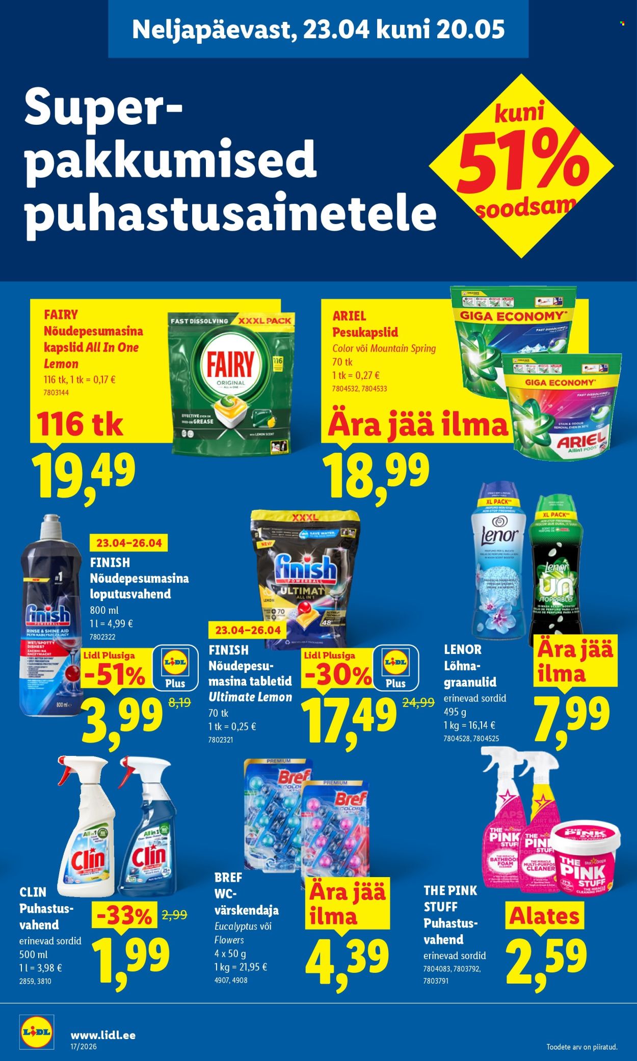 Lidl kliendileht - Kliendileht (20.04 - 26.04.2026)