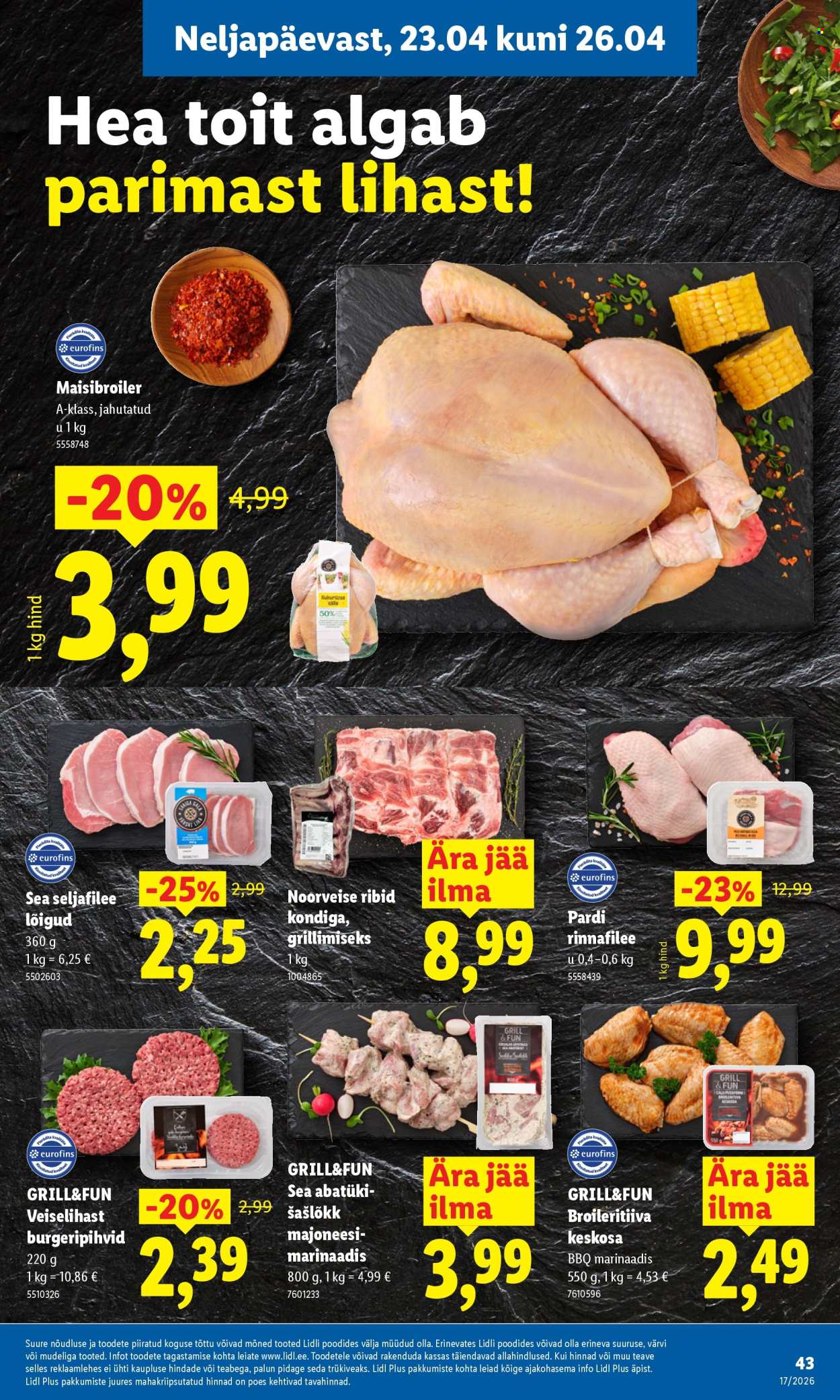 Lidl kliendileht - Kliendileht (20.04 - 26.04.2026)