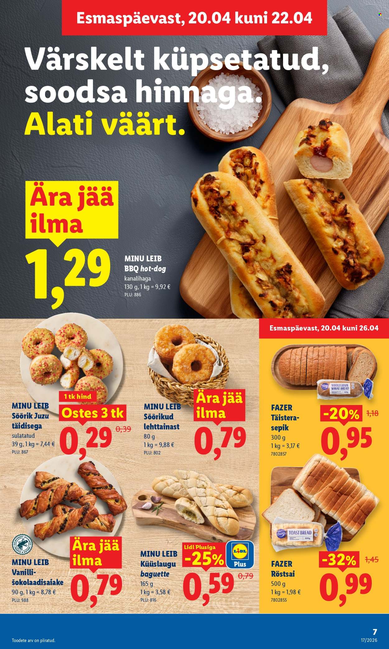 Lidl kliendileht - Kliendileht (20.04 - 26.04.2026)