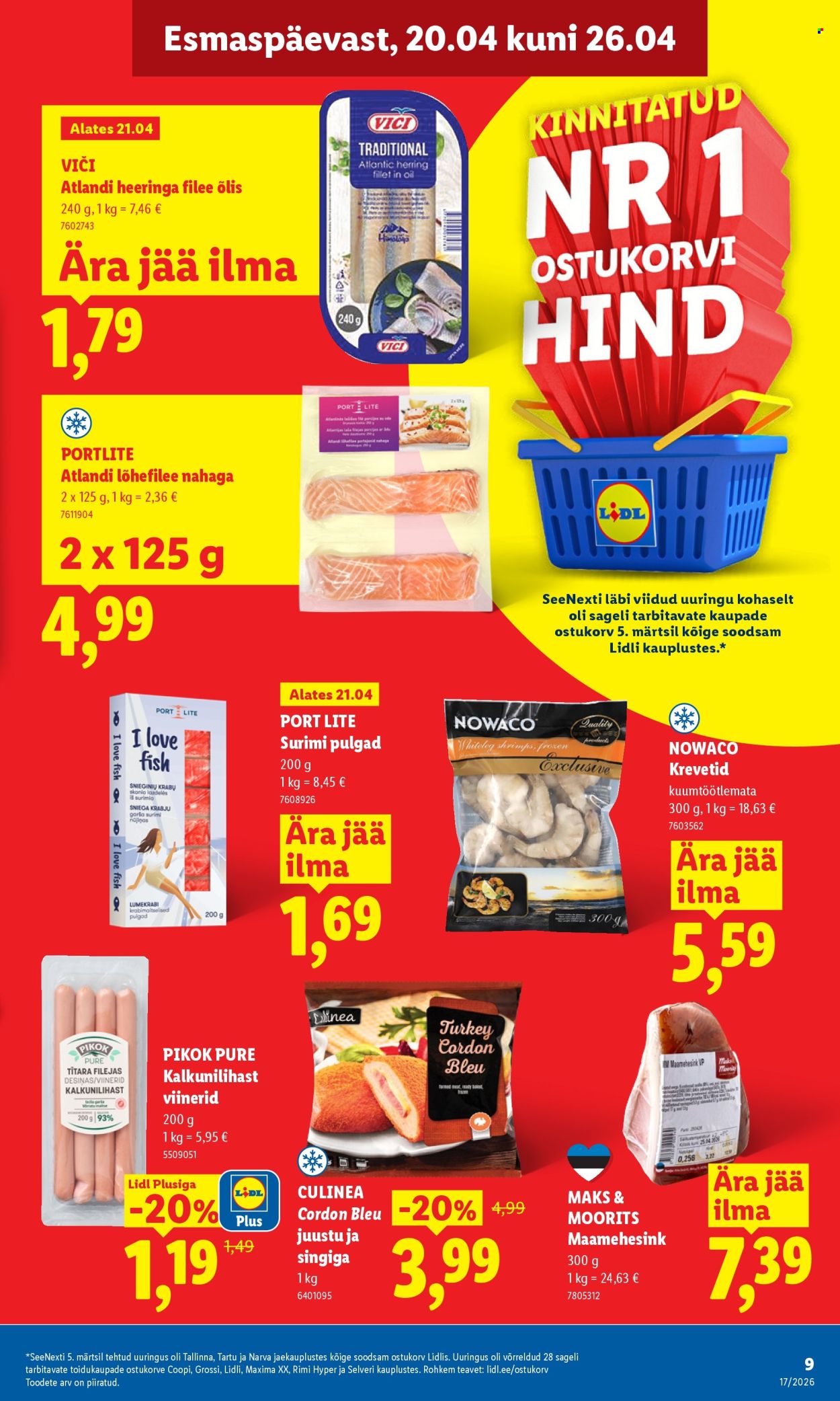 Lidl kliendileht - Kliendileht (20.04 - 26.04.2026)