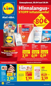 Lidl kliendileht - Kliendileht (20.04 - 26.04.2026)