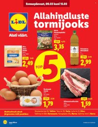 Lidl kliendileht - Allahindluste tormijooks (9.03 - 15.03.2026)