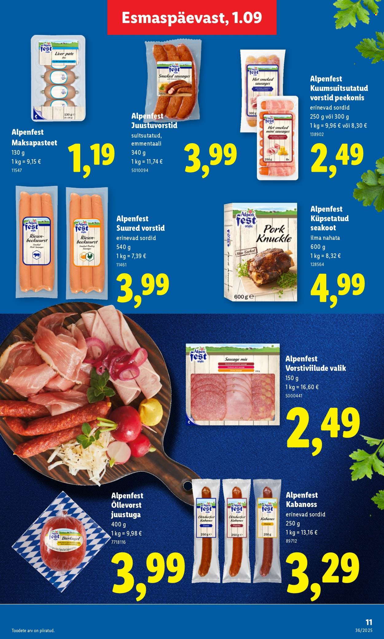 Lidl kliendileht - Kliendileht (1.09 - 7.09.2025)