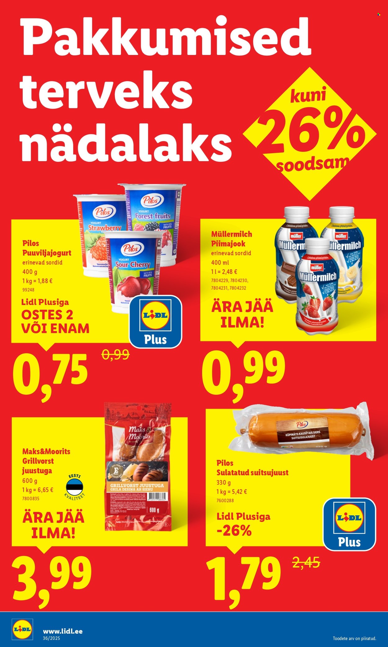 Lidl kliendileht - Kliendileht (1.09 - 7.09.2025)