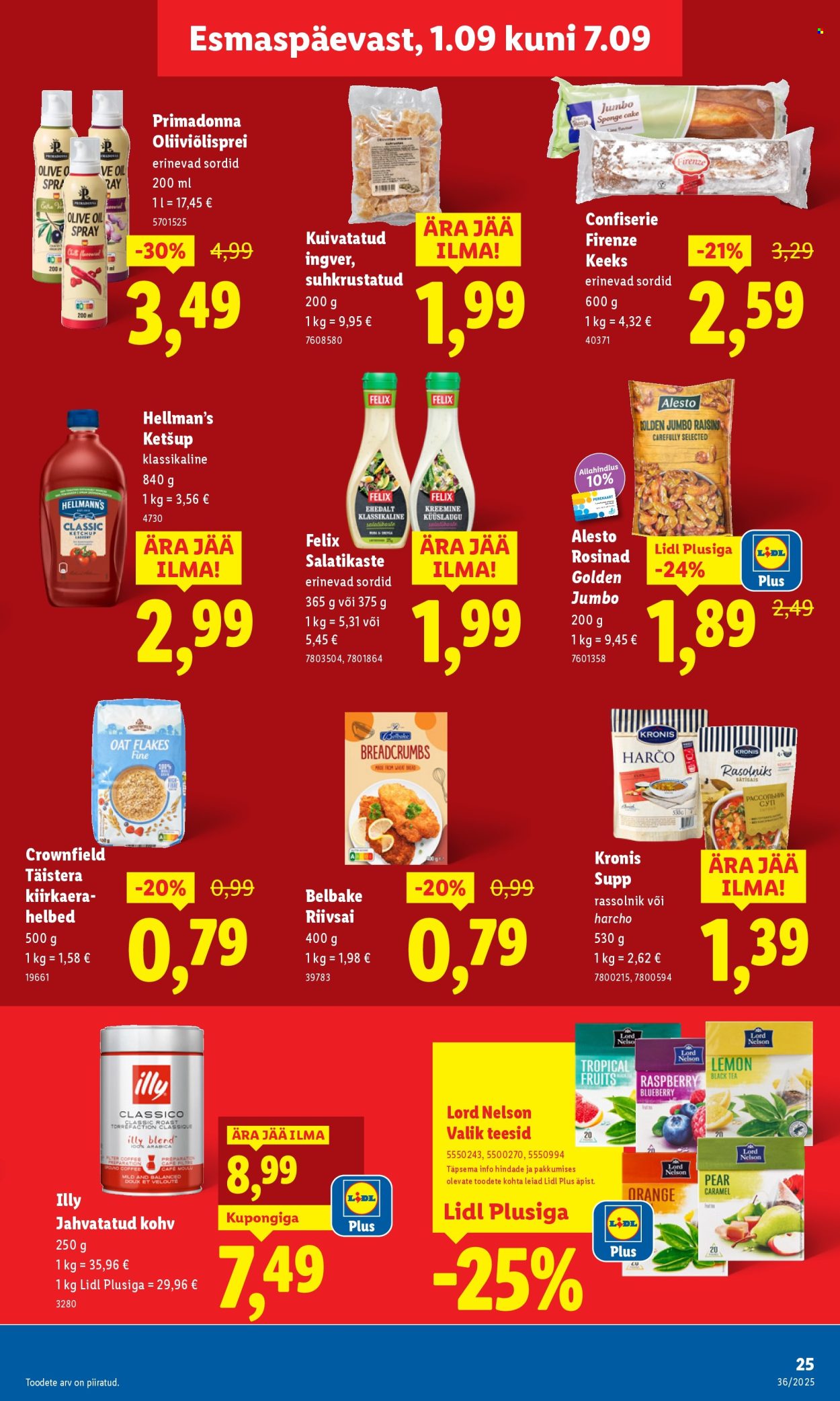 Lidl kliendileht - Kliendileht (1.09 - 7.09.2025)
