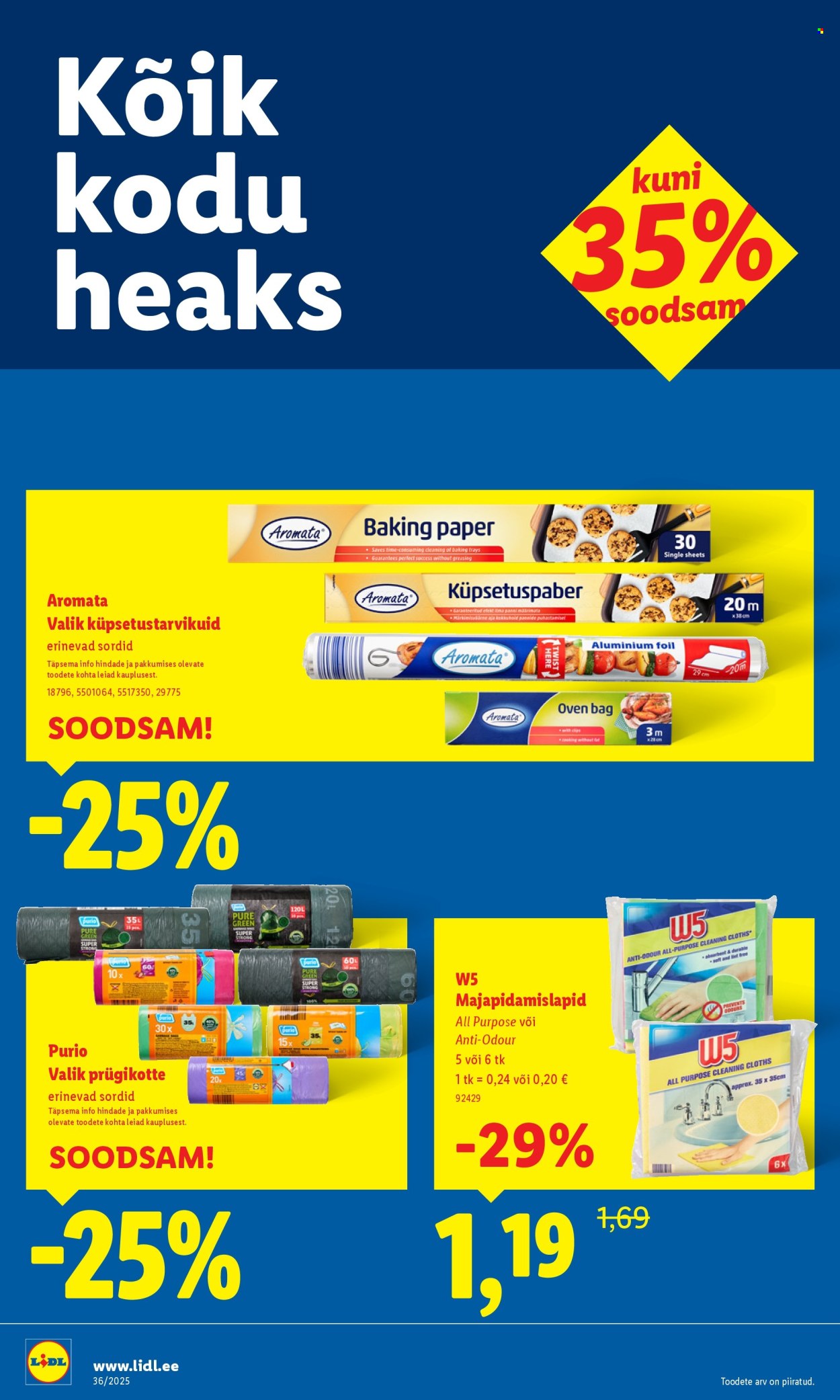 Lidl kliendileht - Kliendileht (1.09 - 7.09.2025)
