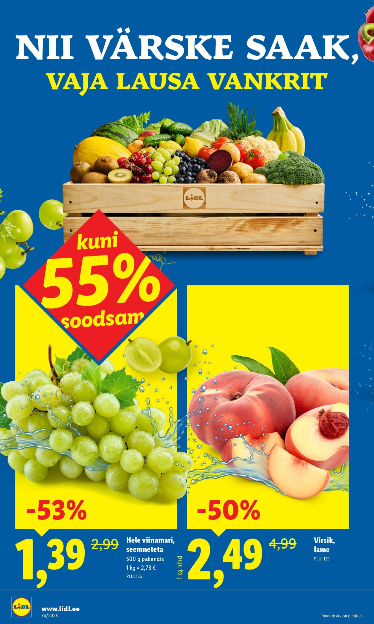 Lidl kliendileht - Kliendileht (1.09 - 7.09.2025)