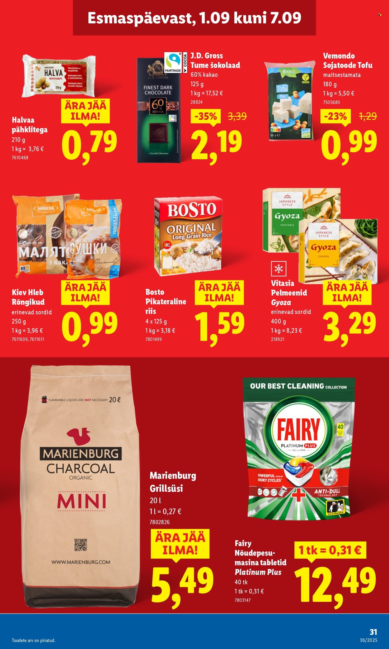 Lidl kliendileht - Kliendileht (1.09 - 7.09.2025)