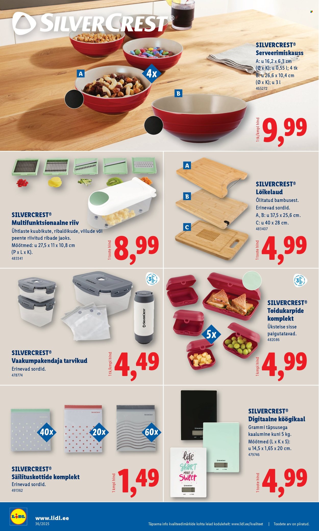 Lidl kliendileht - Kliendileht (1.09 - 7.09.2025)
