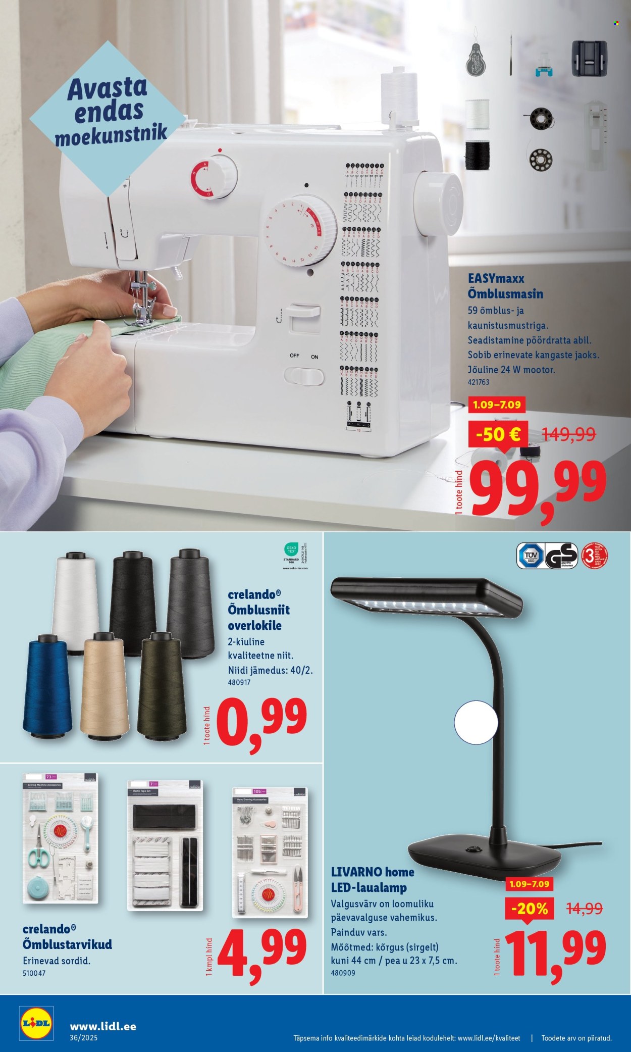 Lidl kliendileht - Kliendileht (1.09 - 7.09.2025)