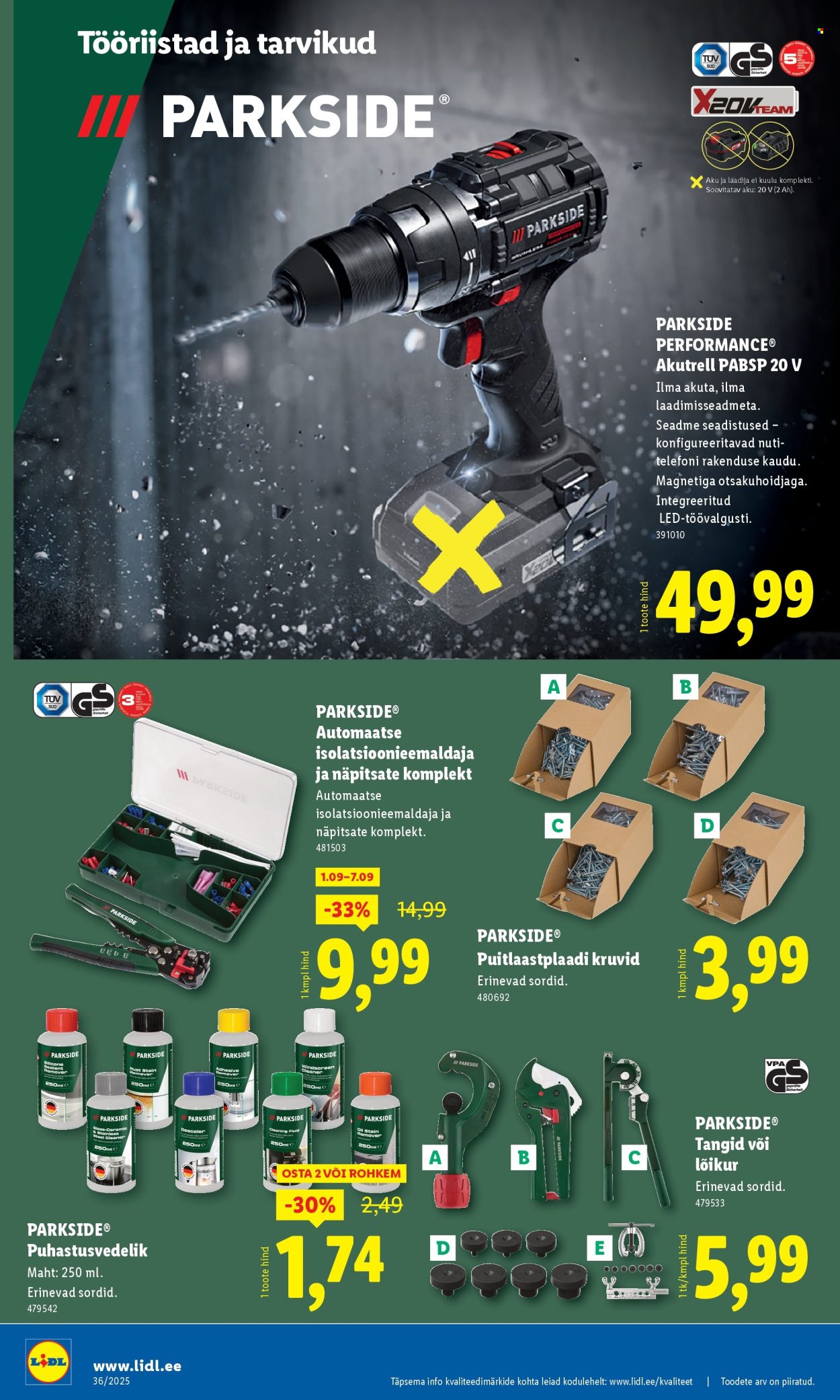 Lidl kliendileht - Kliendileht (1.09 - 7.09.2025)
