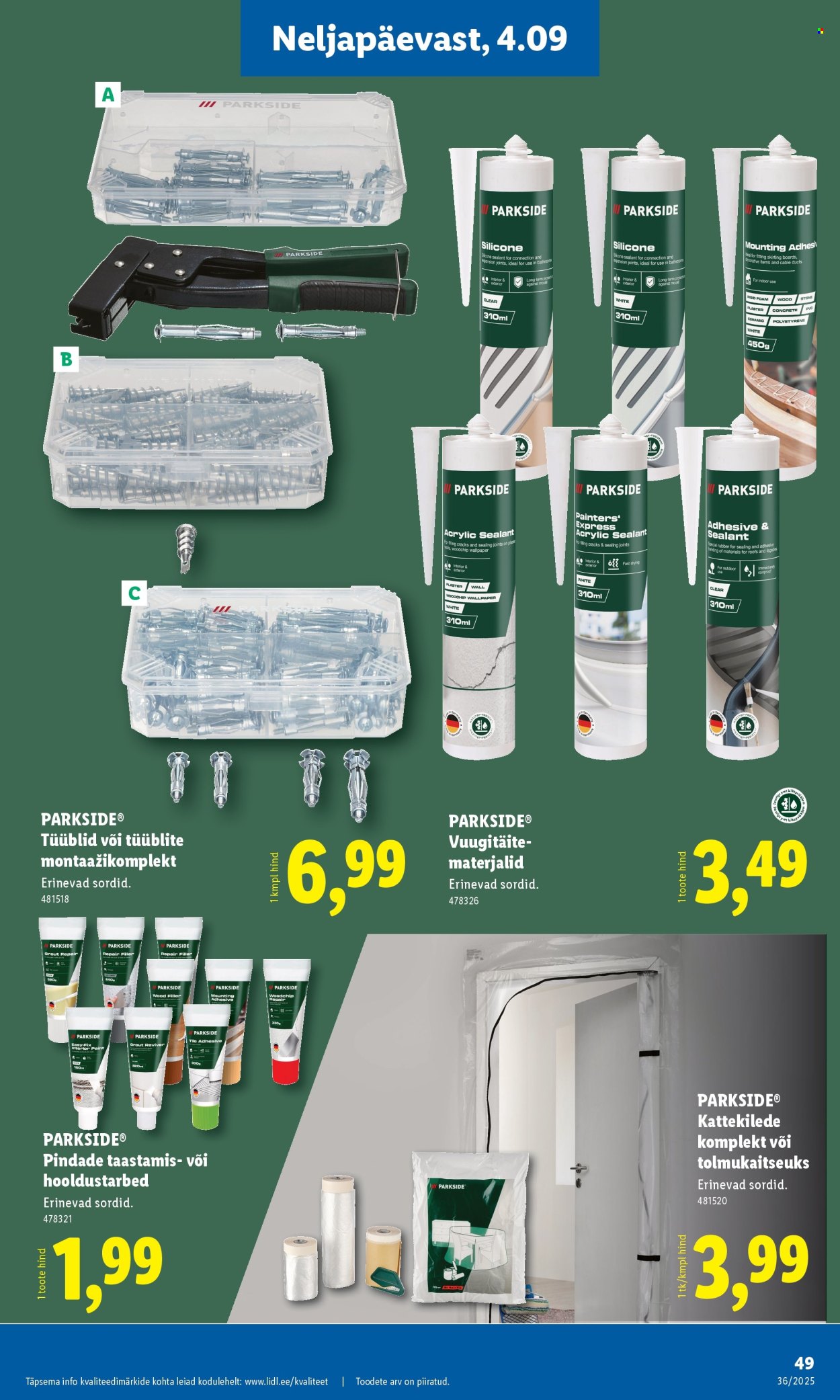 Lidl kliendileht - Kliendileht (1.09 - 7.09.2025)