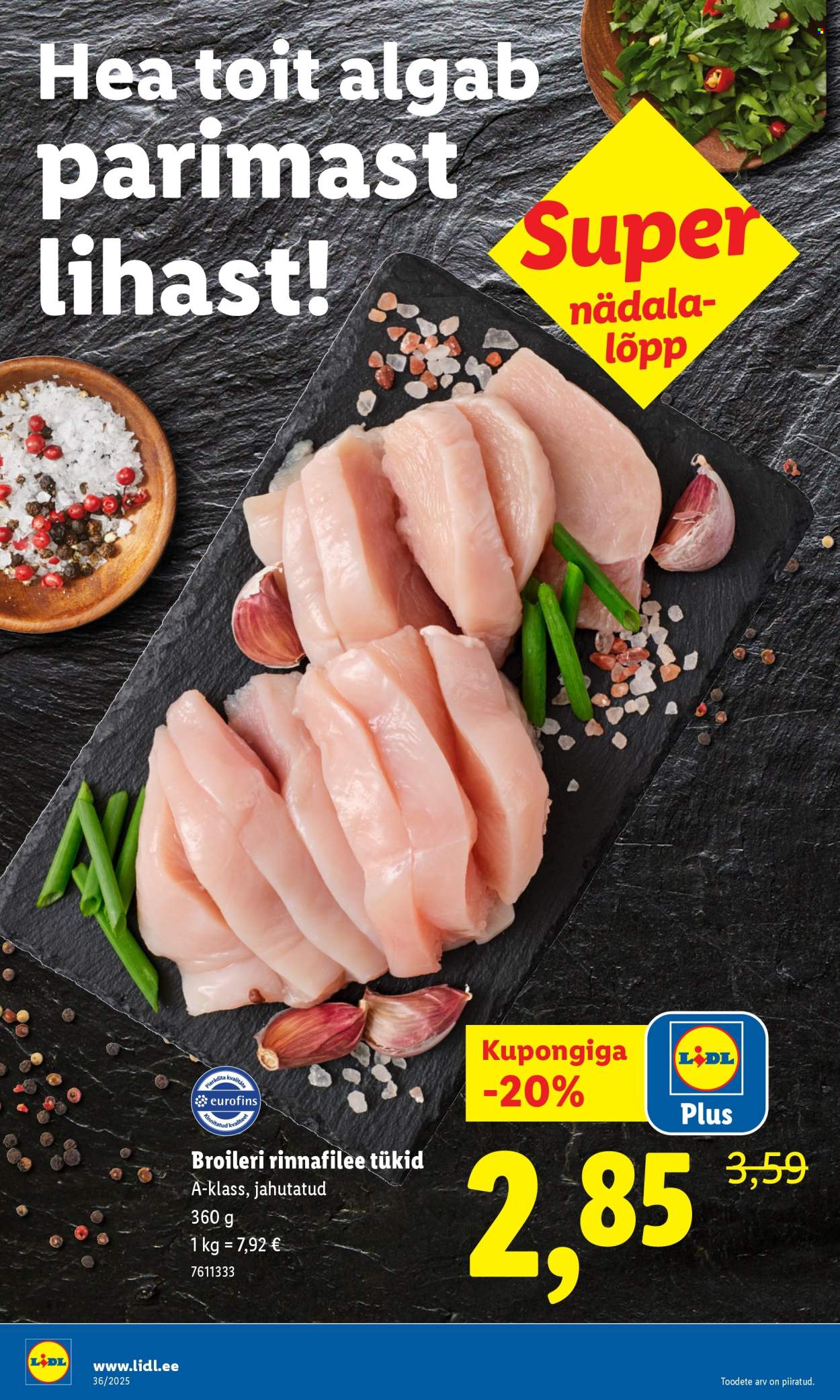 Lidl kliendileht - Kliendileht (1.09 - 7.09.2025)