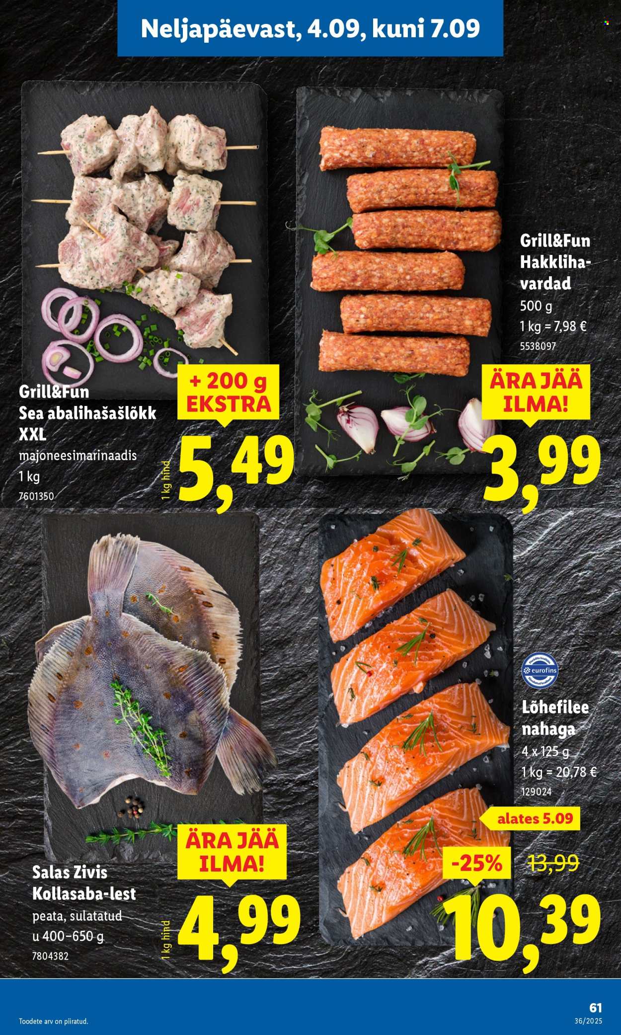 Lidl kliendileht - Kliendileht (1.09 - 7.09.2025)