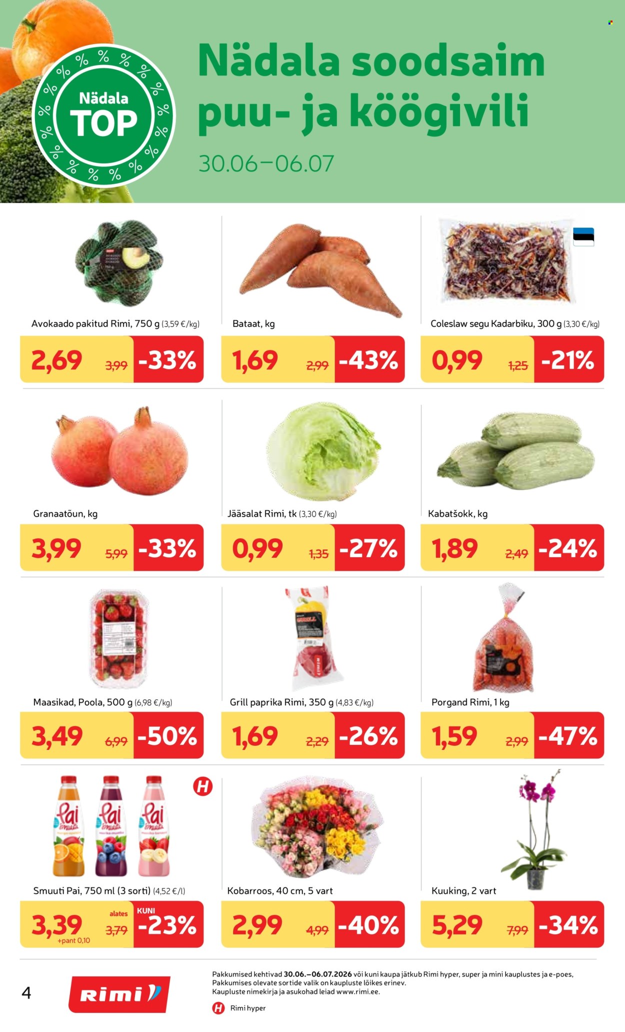 Rimi kliendileht (30.06 - 6.07.2026)