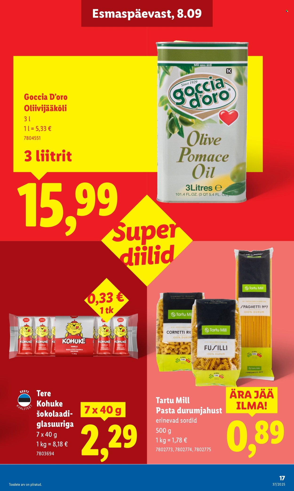 Lidl kliendileht - Kliendileht (8.09 - 14.09.2025)