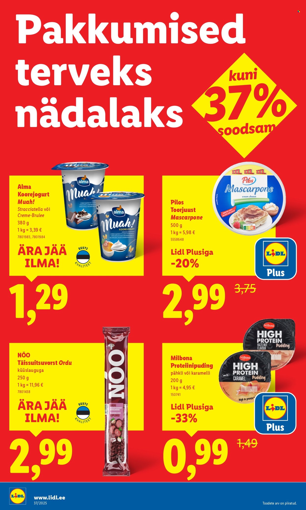 Lidl kliendileht - Kliendileht (8.09 - 14.09.2025)