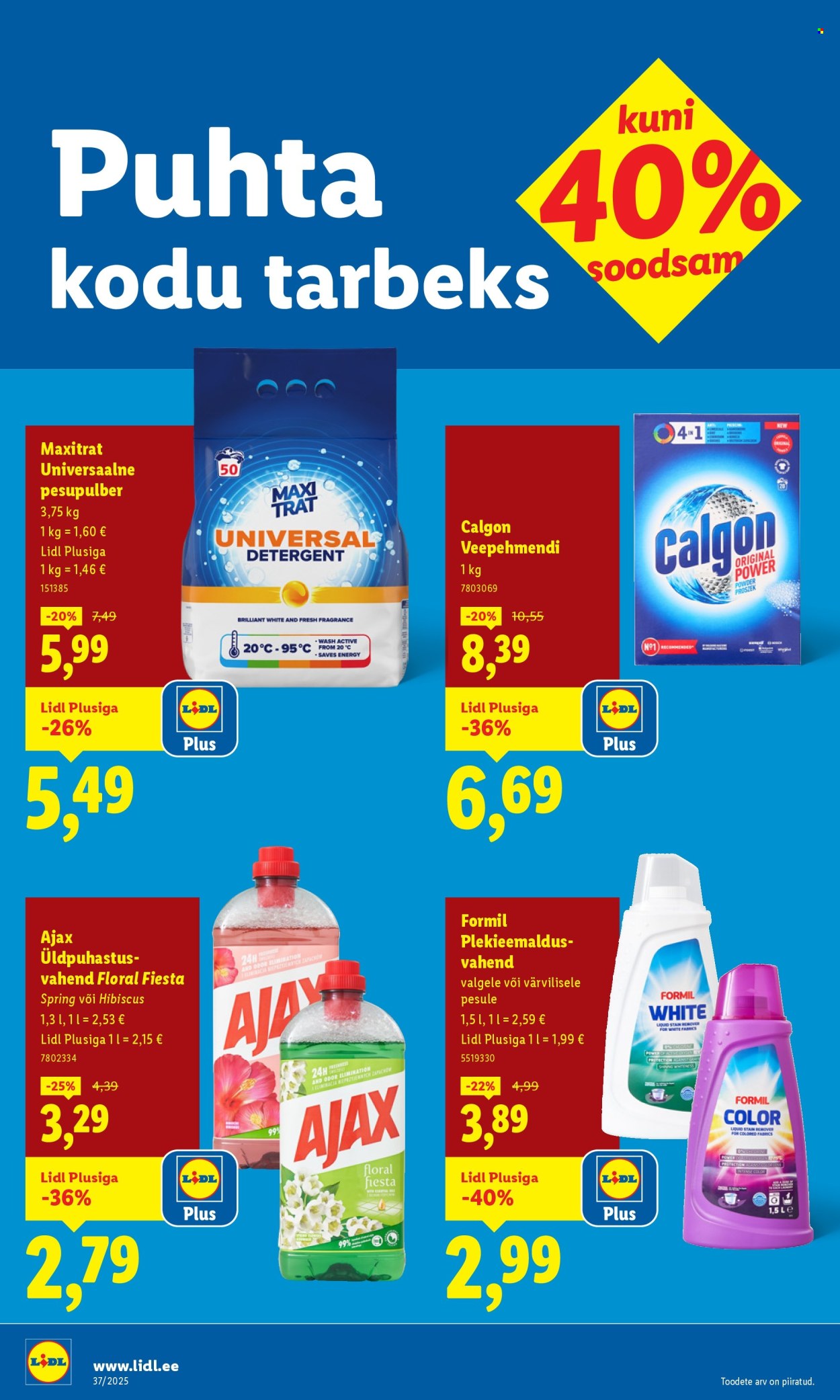 Lidl kliendileht - Kliendileht (8.09 - 14.09.2025)