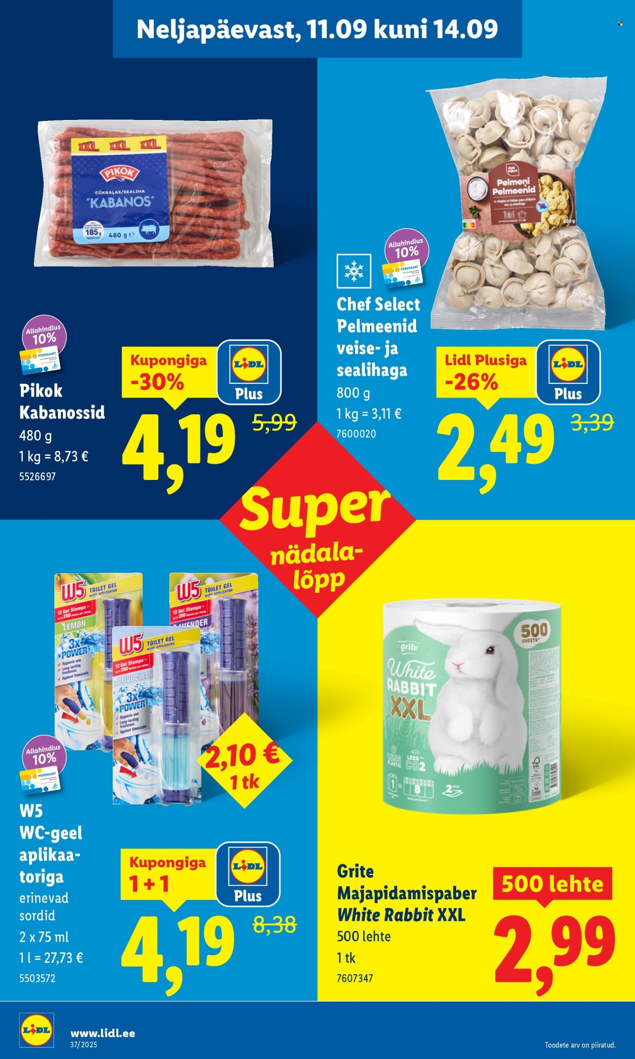 Lidl kliendileht - Kliendileht (8.09 - 14.09.2025)