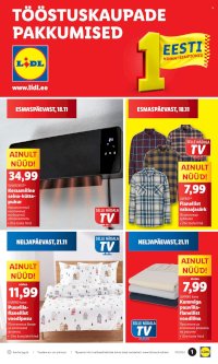 Lidl kliendileht - Tööstuskaupade pakkumised (18.11 - 24.11.2024)