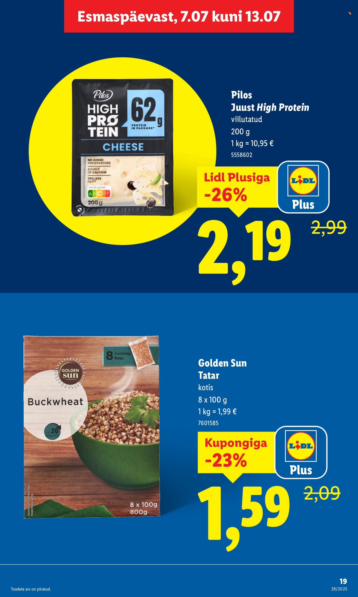 Lidl kliendileht - kliendileht (7.07 - 13.07.2025)