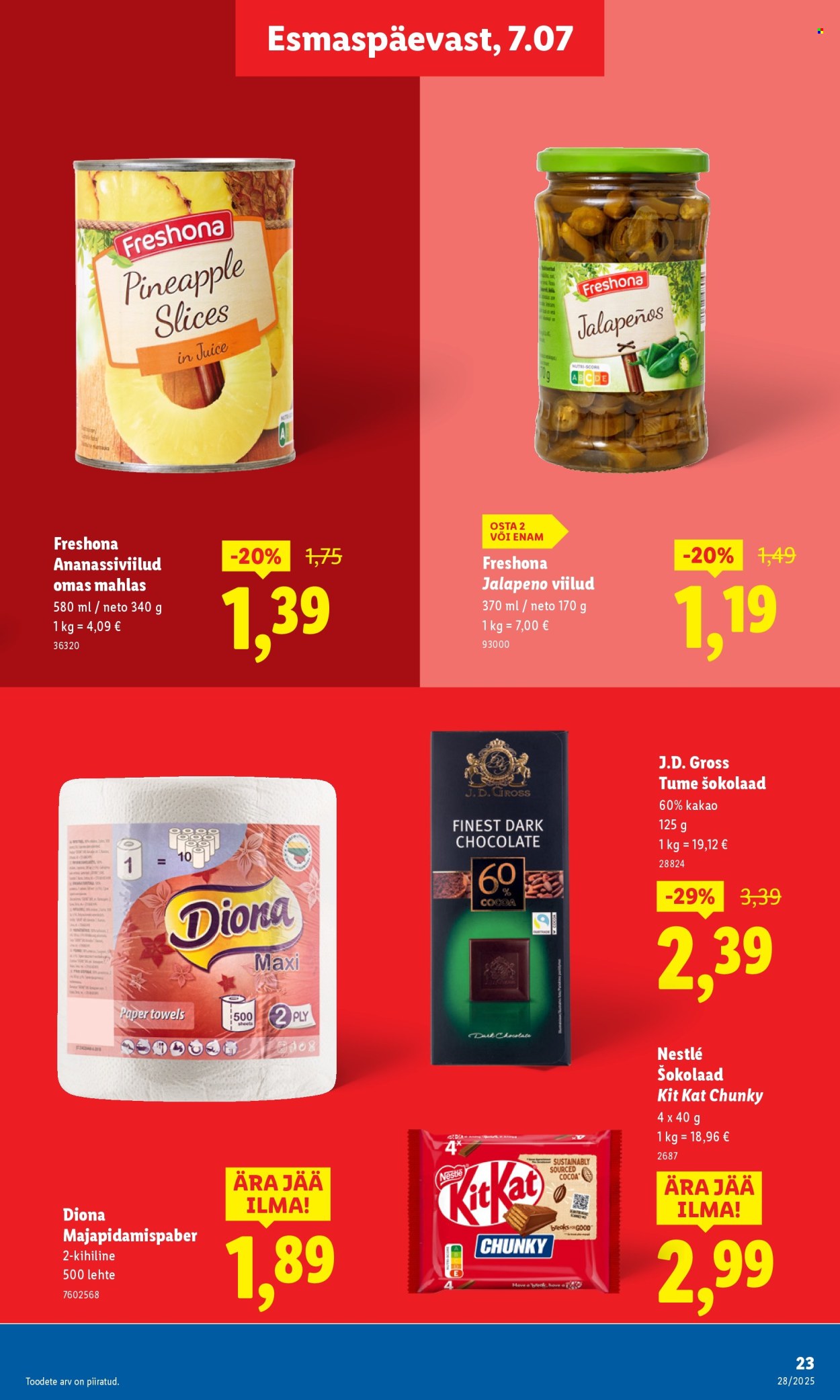 Lidl kliendileht - kliendileht (7.07 - 13.07.2025)