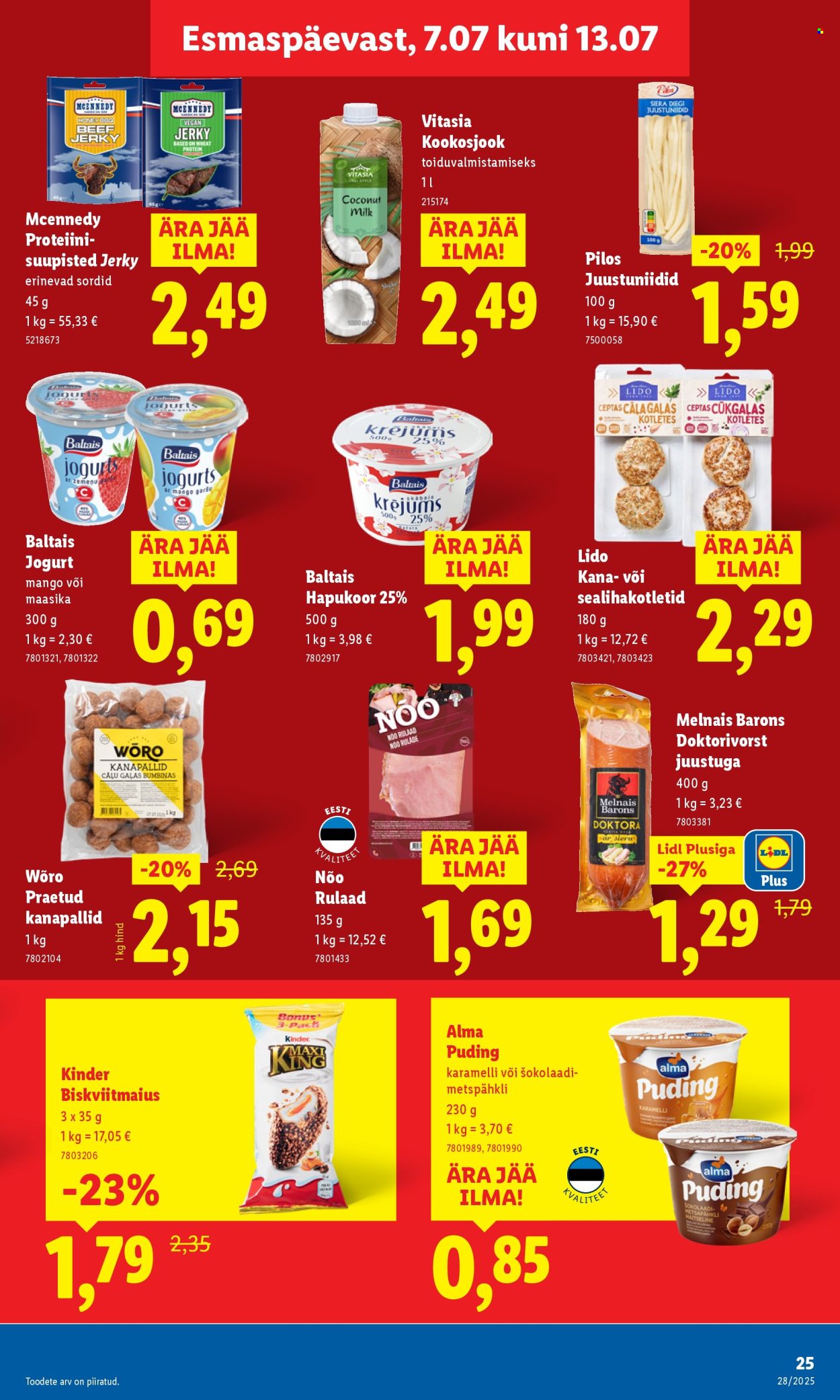 Lidl kliendileht - kliendileht (7.07 - 13.07.2025)