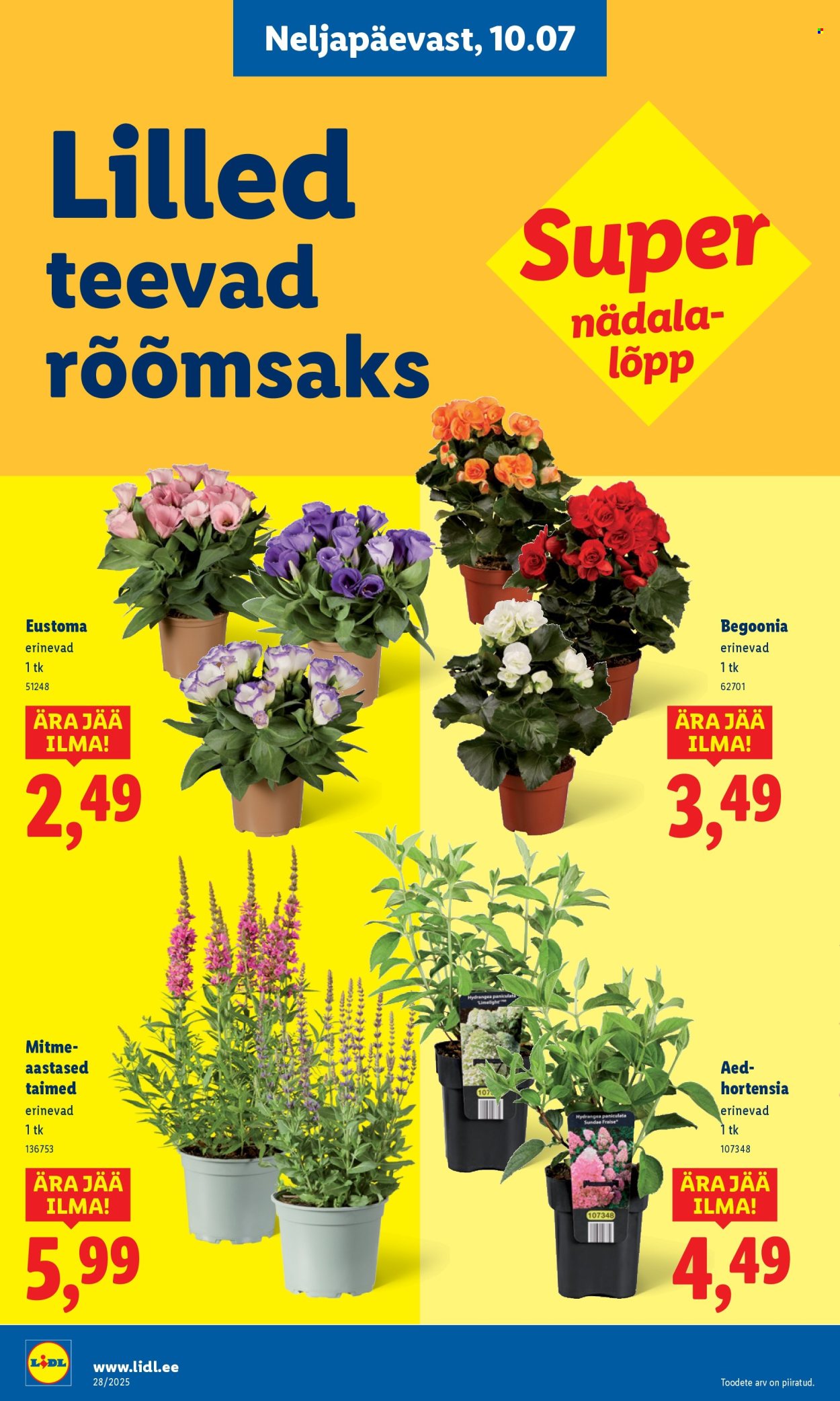 Lidl kliendileht - kliendileht (7.07 - 13.07.2025)
