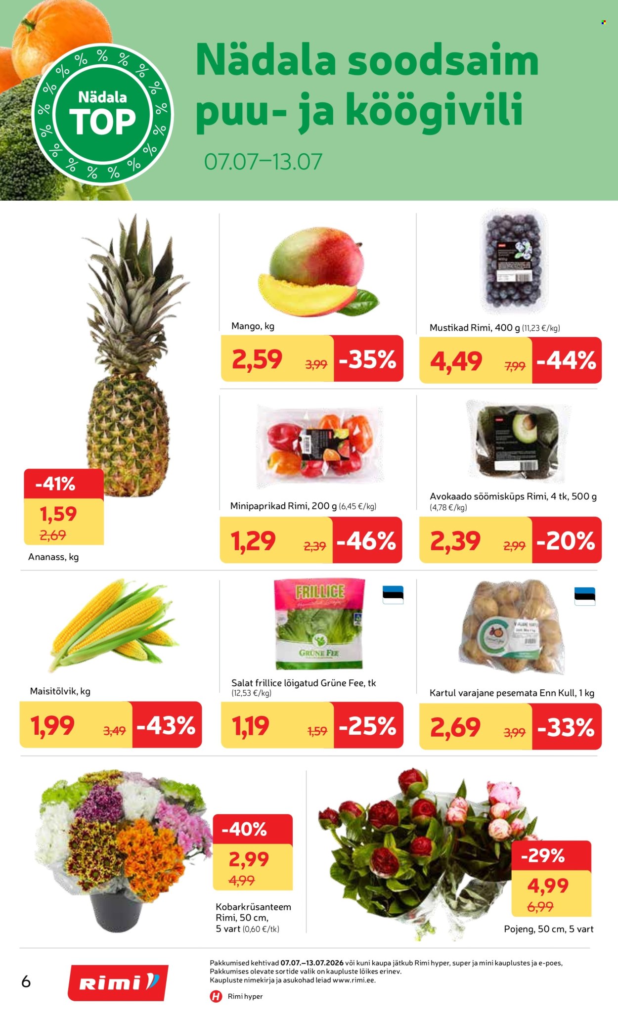 Rimi kliendileht (7.07 - 13.07.2026)