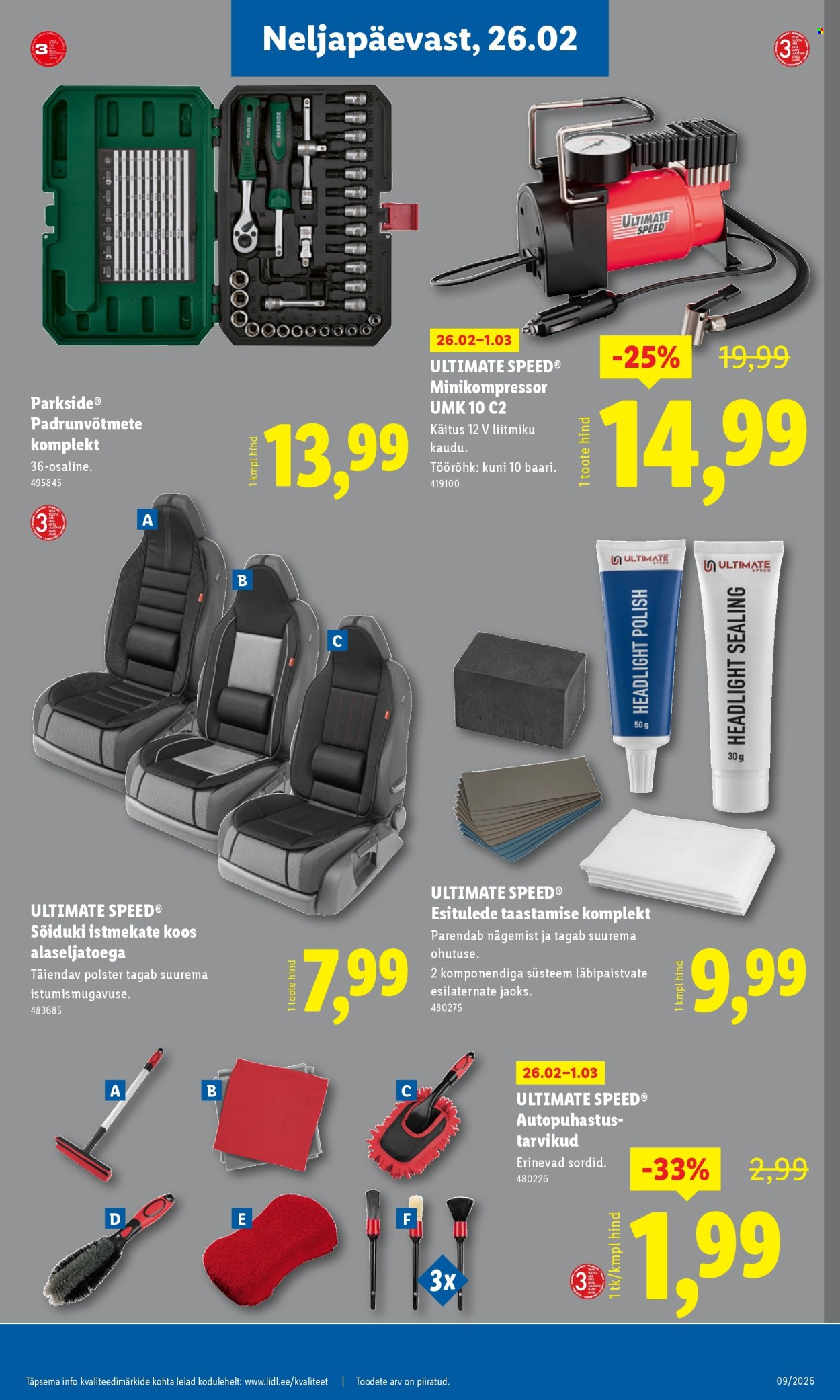 Lidl kliendileht - Tööstuskaupade pakkumised (23.02 - 1.03.2026)