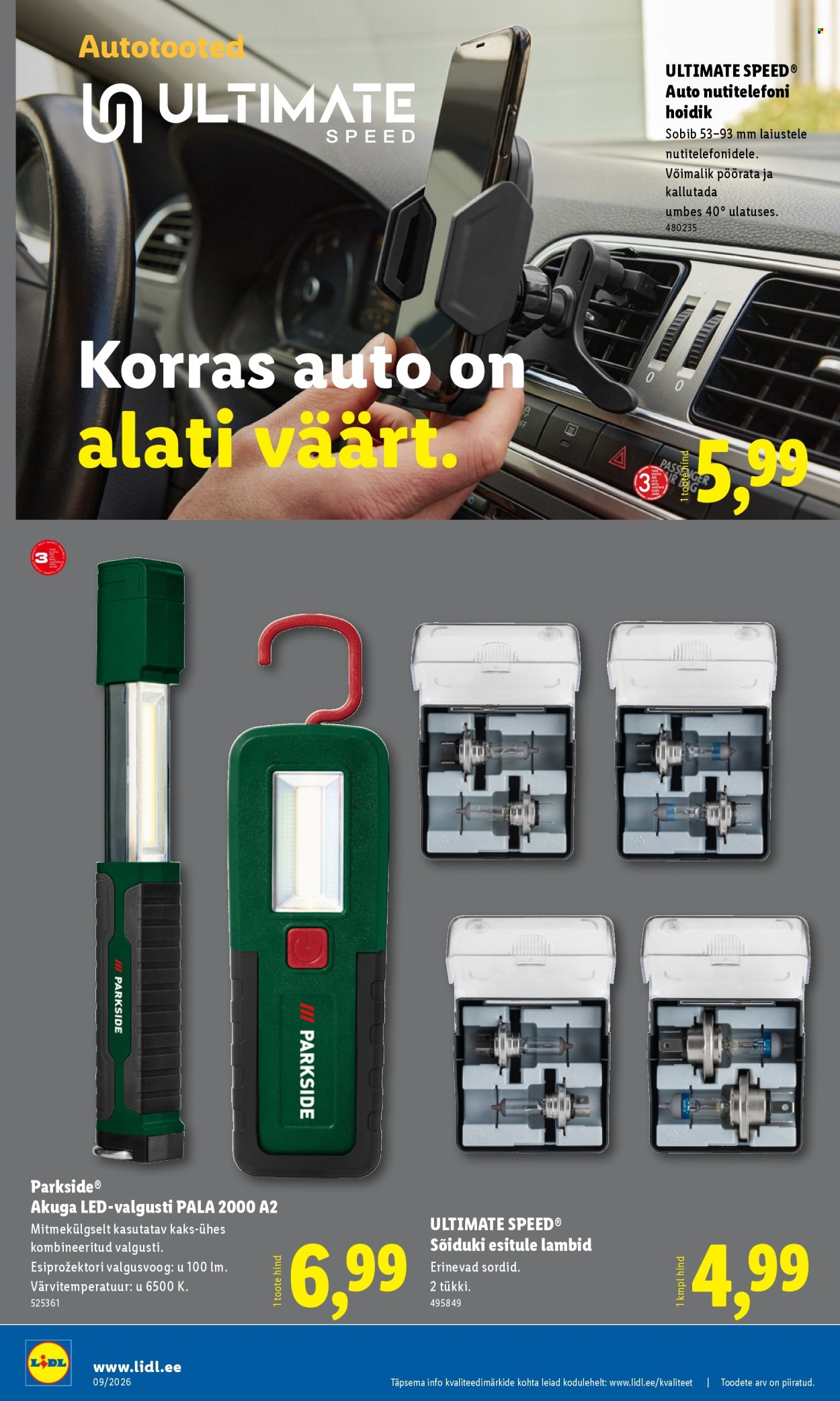 Lidl kliendileht - Tööstuskaupade pakkumised (23.02 - 1.03.2026)