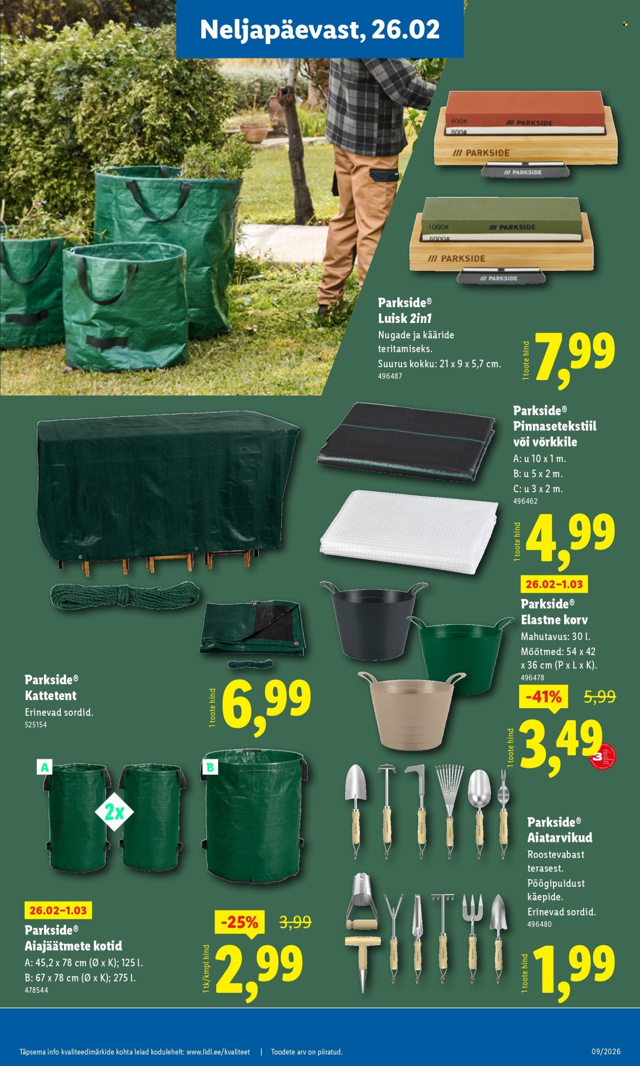 Lidl kliendileht - Tööstuskaupade pakkumised (23.02 - 1.03.2026)